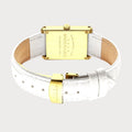 REVEUSE LEGENDE GOLD 23MM WITH ENSOLEILLE WHITE CROCO