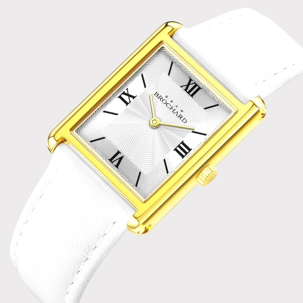 REVEUSE CLASSIQUE GOLD 26MM WITH AGREABLE WHITE PLAIN