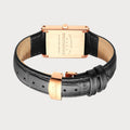 REVEUSE  CLASSIQUE ROSE GOLD 23MM WITH MYSTERIEUX BLACK CROCO