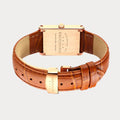 REVEUSE LEGENDE ROSE GOLD 26MM WITH SAVOUREUX LIGHT BROWN CROCO