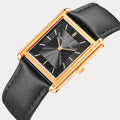 REVEUSE LEGENDE ROSE GOLD 23MM WITH SEDUISANT BLACK PLAIN