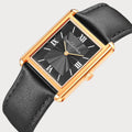 REVEUSE CLASSIQUE ROSE GOLD 23MM WITH SEDUISANT BLACK PLAIN