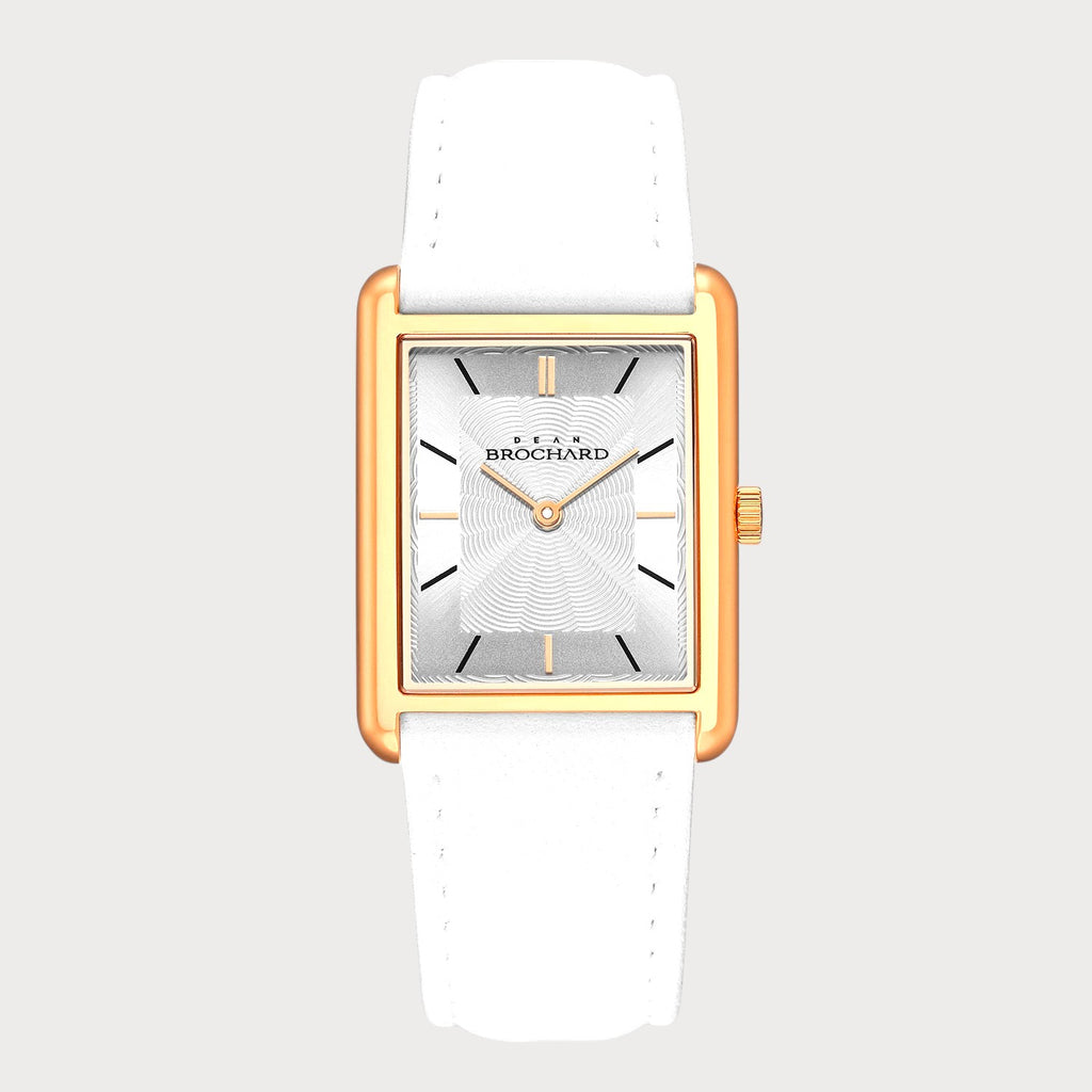 REVEUSE LEGENDE ROSE GOLD 23MM WITH AGREABLE WHITE PLAIN