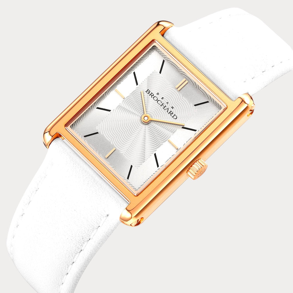 REVEUSE LEGENDE ROSE GOLD 26MM WITH AGREABLE WHITE PLAIN