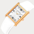 REVEUSE CLASSIQUE ROSE GOLD 23MM WITH AGREABLE WHITE PLAIN