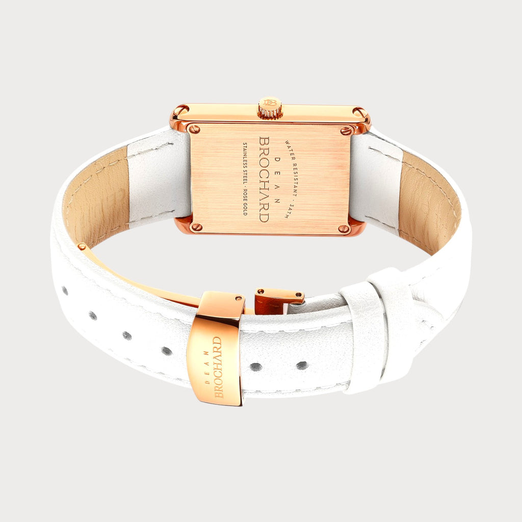 REVEUSE LEGENDE ROSE GOLD 23MM WITH AGREABLE WHITE PLAIN