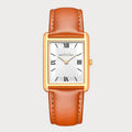 REVEUSE CLASSIQUE ROSE GOLD 23MM WITH SOPHISTIQUE LIGHT BROWN PLAIN