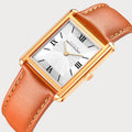 REVEUSE CLASSIQUE ROSE GOLD 23MM WITH SOPHISTIQUE LIGHT BROWN PLAIN