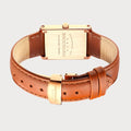 REVEUSE CLASSIQUE ROSE GOLD 23MM WITH SOPHISTIQUE LIGHT BROWN PLAIN