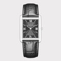 REVEUSE CLASSIQUE SILVER 26MM WITH MYSTERIEUX BLACK CROCO