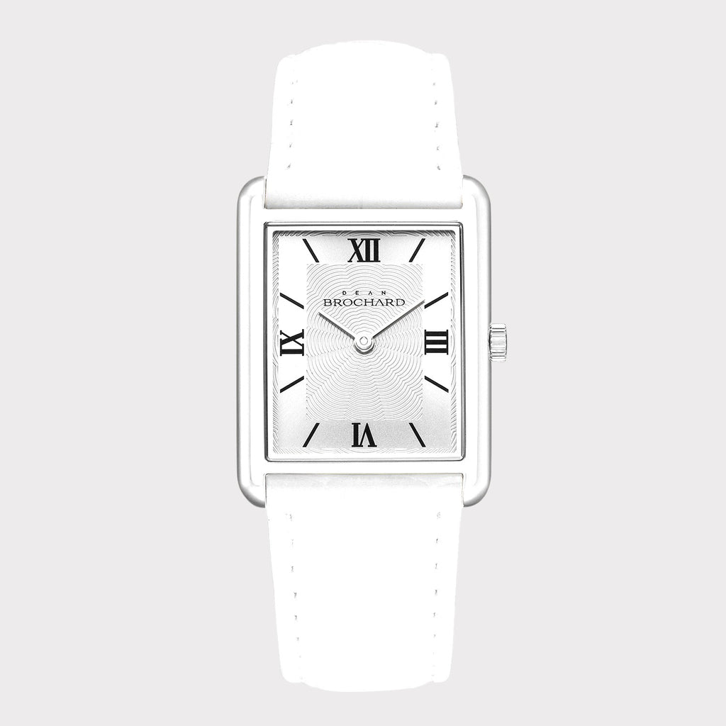 REVEUSE CLASSIQUE SILVER 26MM WITH ENSOLEILLE WHITE CROCO