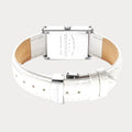 REVEUSE CLASSIQUE SILVER 26MM WITH ENSOLEILLE WHITE CROCO