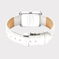 REVEUSE CLASSIQUE SILVER 26MM WITH ENSOLEILLE WHITE CROCO