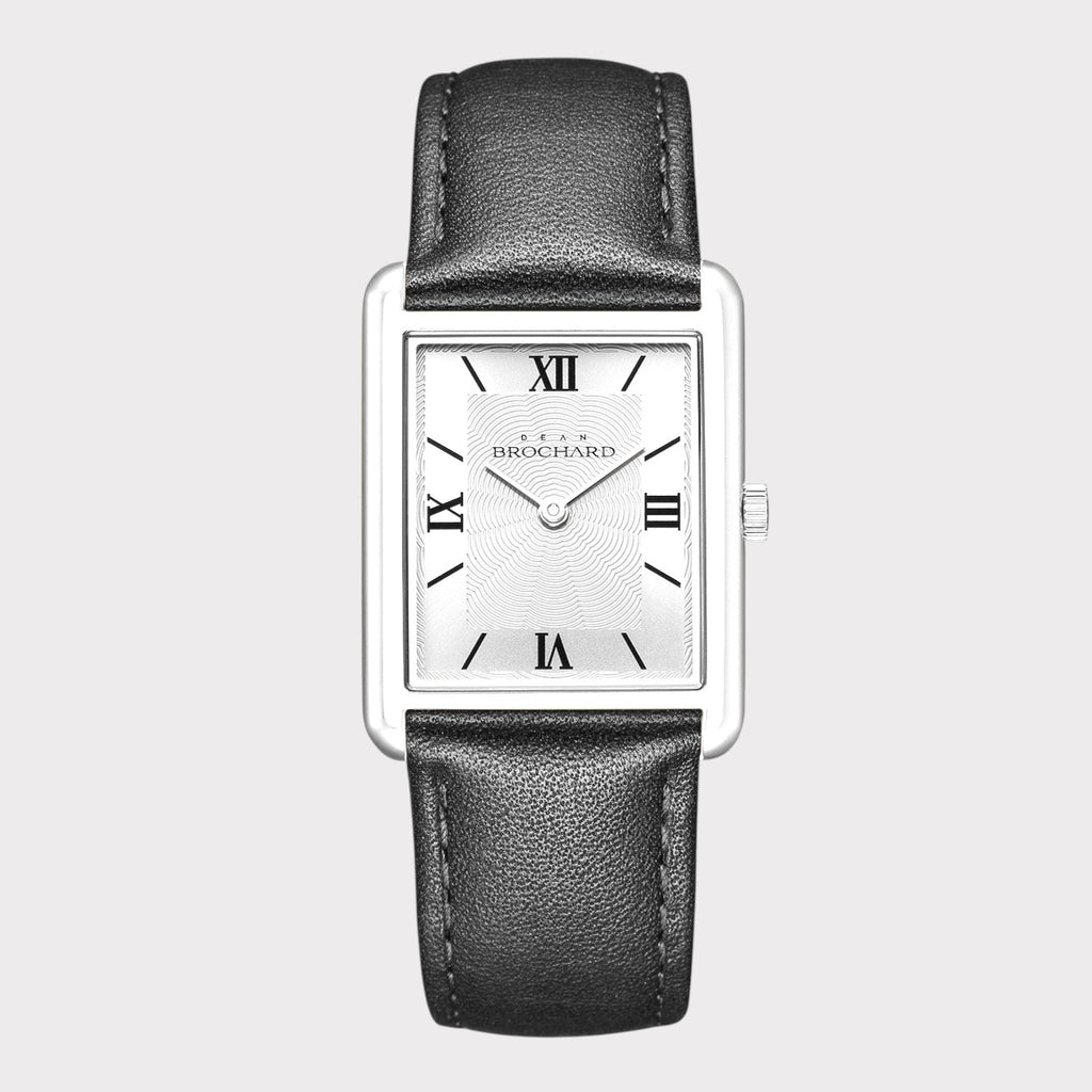 REVEUSE CLASSIQUE SILVER 26MM WITH SEDUISANT BLACK PLAIN