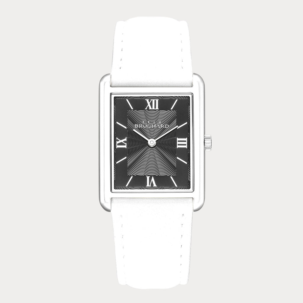 REVEUSE CLASSIQUE SILVER 23MM WITH AGREABLE WHITE PLAIN