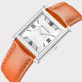 REVEUSE CLASSIQUE SILVER 26MM WITH SOPHISTIQUE LIGHT BROWN PLAIN